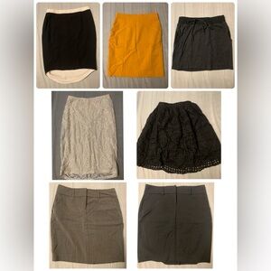 Bundle of 7 skirts for $25.00 -skirts for a week size size S-M